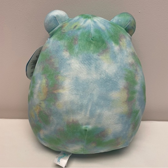 Squishmallow Ferdie the Frog Blue Green Tie Dye Plush w/ Tags 12 Inches - Picture 2 of 7